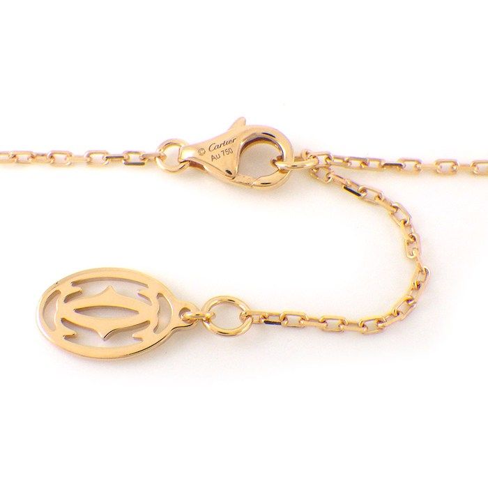 Cartier Necklace Dame le LM Diamant Leger 1 Point Diamond 18k Pink Gold — view 3
