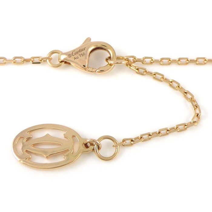 Cartier Necklace Dame le LM Diamant Leger 1 Point Diamond 18k Pink Gold — view 3