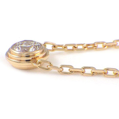 Cartier Necklace Dame le LM Diamant Leger 1 Point Diamond 18k Pink Gold — view 2