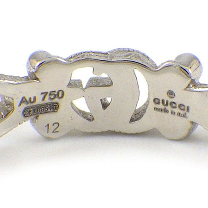 Gucci Ring Flora Double Flower Diamond 18k White Gold — view 3