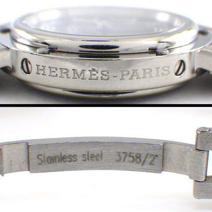 Hermes Watch Black Dial Date SS Quartz Analog — view 5