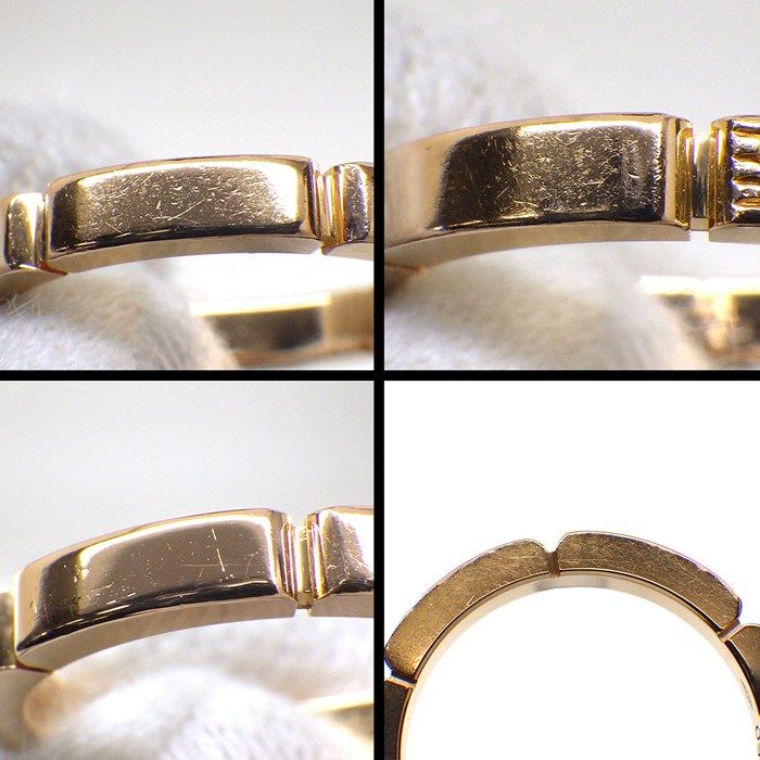Cartier Ring Maillon Panthere Wedding Band Points Diamond Total 18k Pink Gold — view 4
