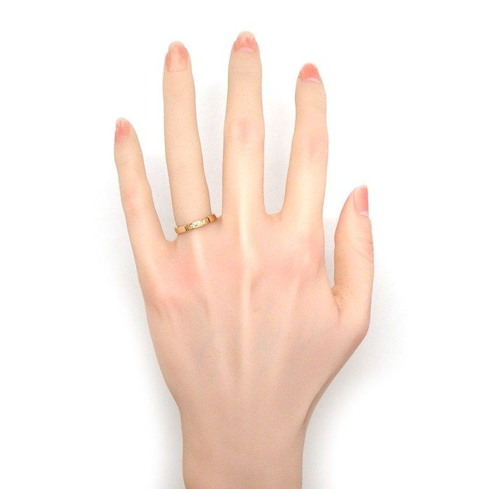 Cartier Ring Maillon Panthere Wedding Band Points Diamond Total 18k Pink Gold — view 5
