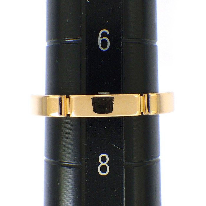 Cartier Ring Maillon Panthere Wedding Band Points Diamond Total 18k Pink Gold — view 6