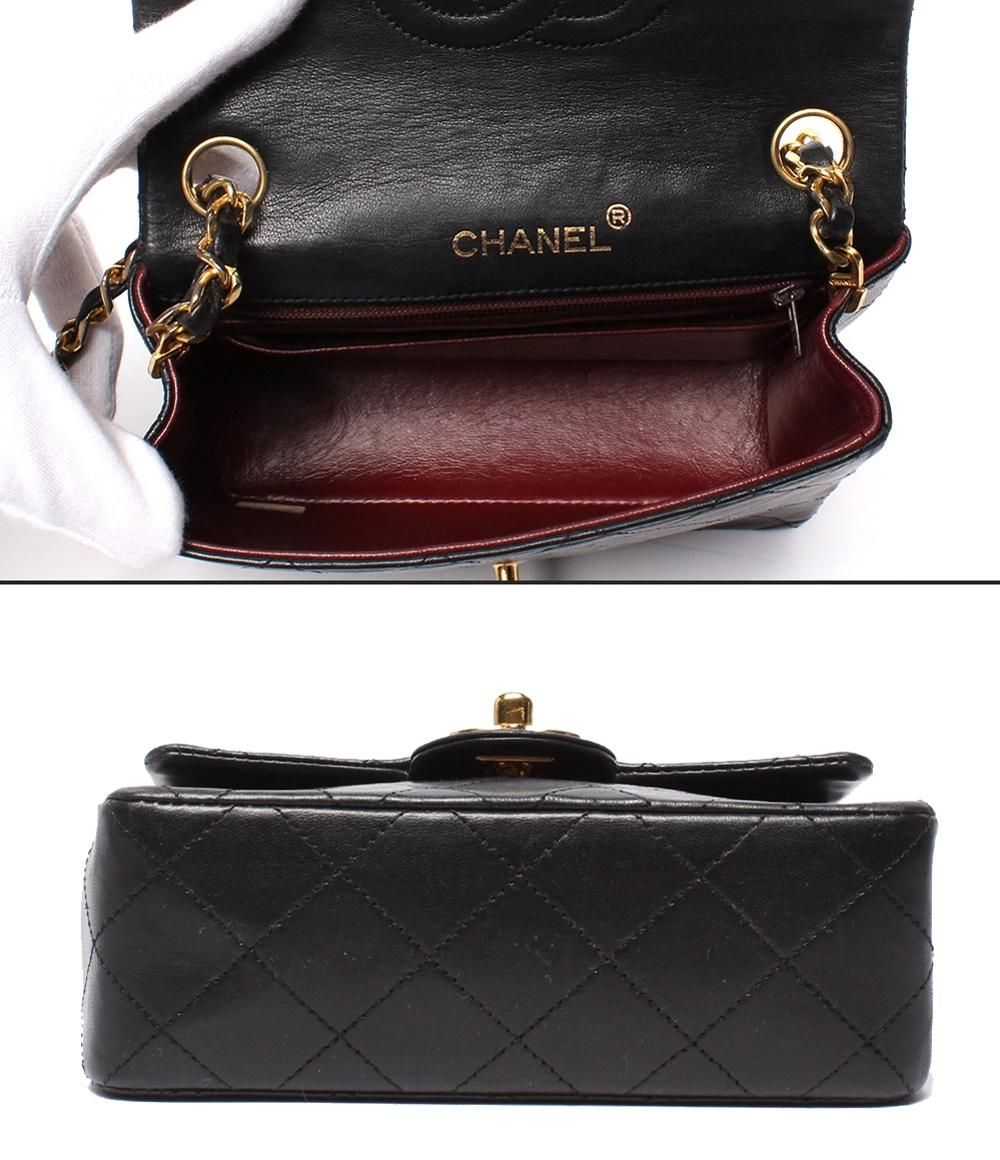 Chanel Chain Shoulder Bag Single Flap Gold Quilted 17 Lambskin 0 — view 3