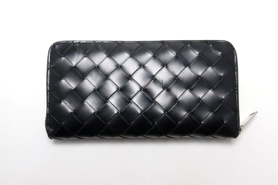 Bottega Veneta Intrecciato Leather Zip Around Wallet — view 2