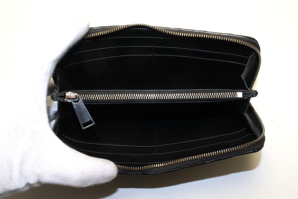 Bottega Veneta Intrecciato Leather Zip Around Wallet — view 5