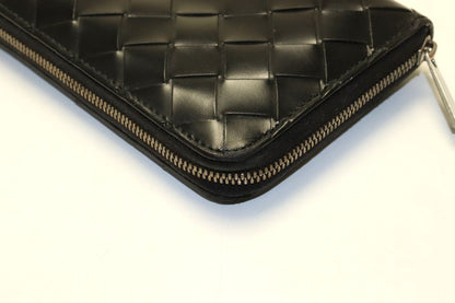Bottega Veneta Intrecciato Leather Zip Around Wallet — view 9