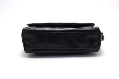 Chanel Jumbo CC Logo Leather Shoulder Bag — view 3