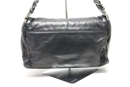 Chanel Jumbo CC Logo Leather Shoulder Bag — view 2