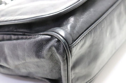 Chanel Jumbo CC Logo Leather Shoulder Bag — view 4