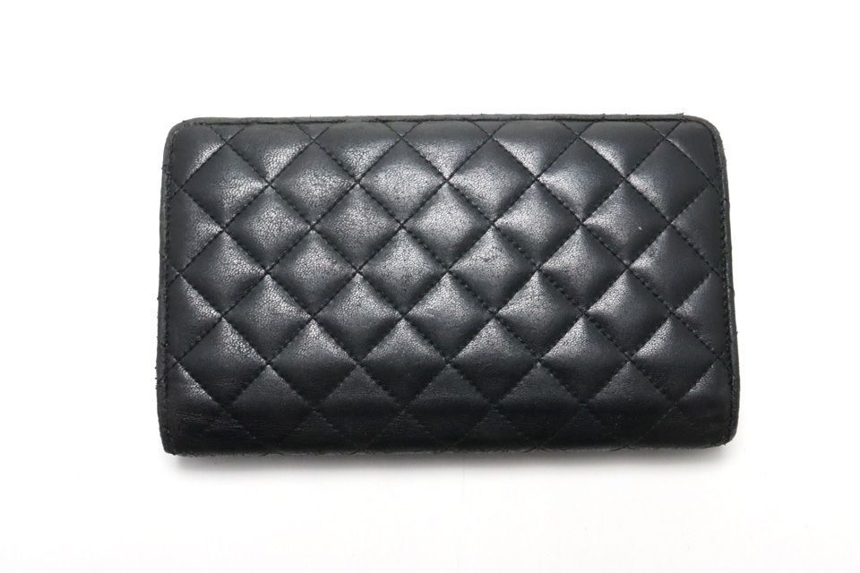 Chanel Quilted Leather Bifold Wallet — view 2
