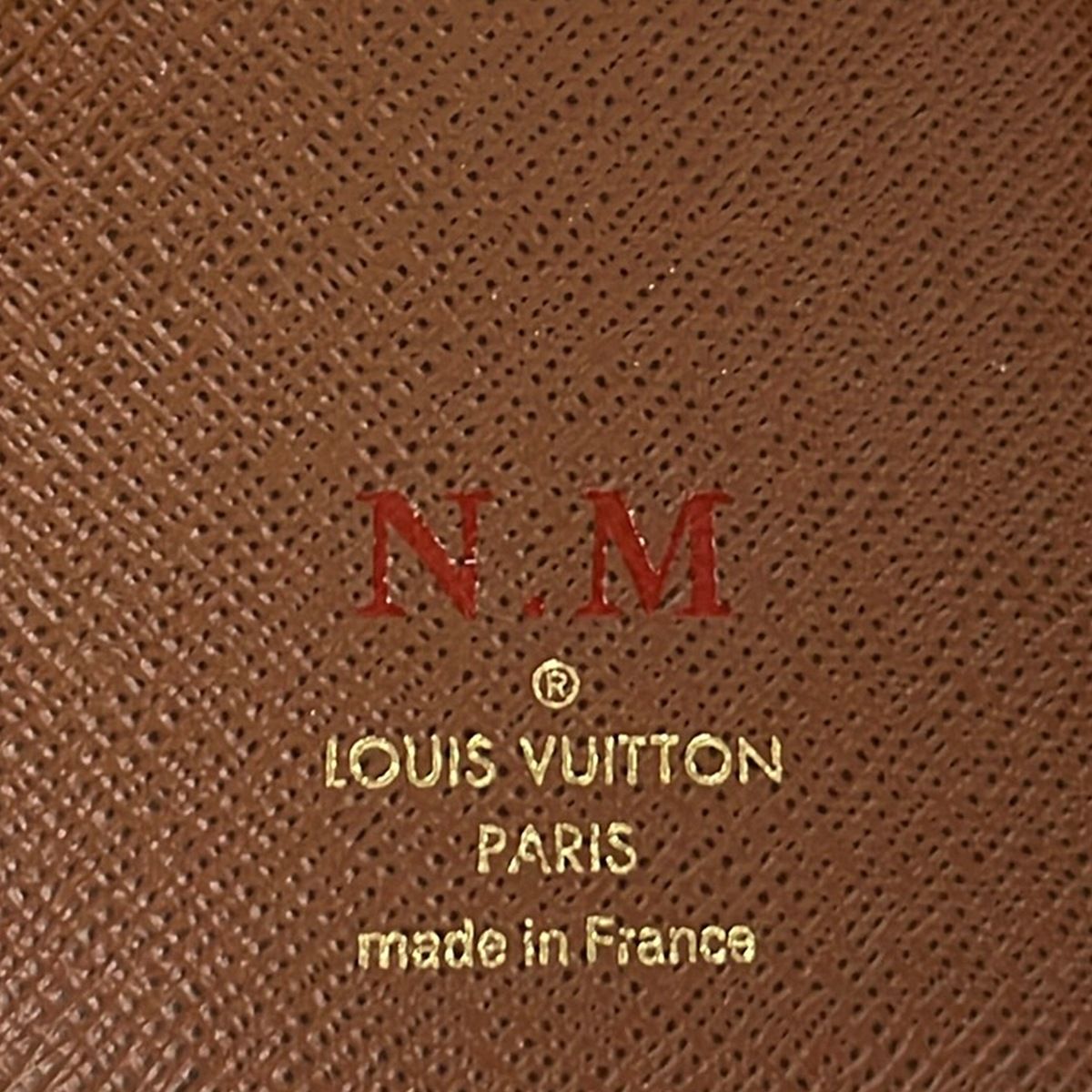 Louis Vuitton Trifold Wallet Monogram Portefeuille Victorine Initial Leather — view 5