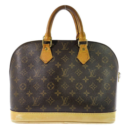 Louis Vuitton Monogram Alma Drawstring Handbag Brown All