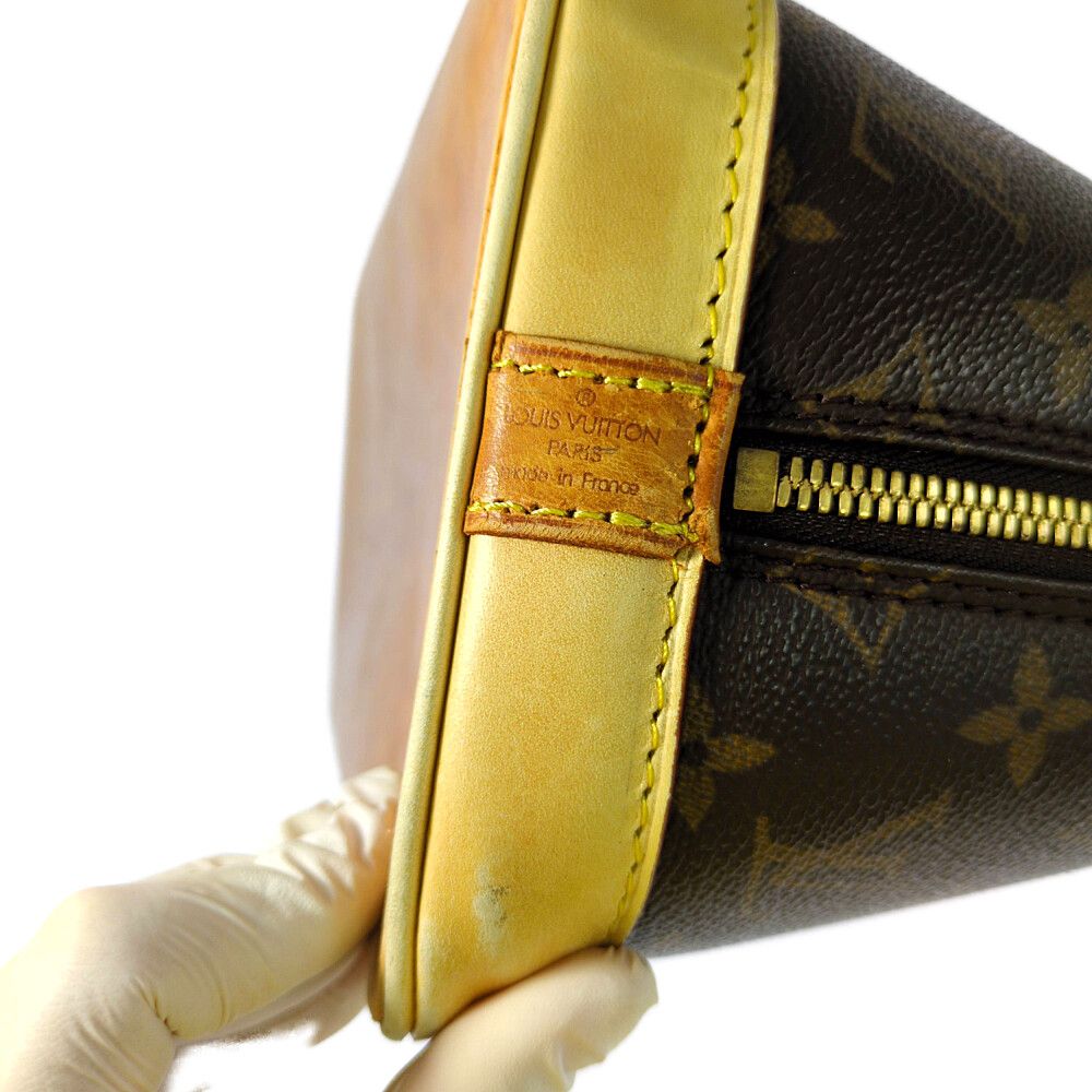 Louis Vuitton Monogram Alma Drawstring Handbag Brown All