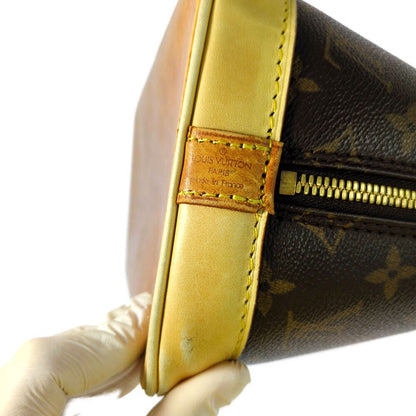 Louis Vuitton Monogram Alma Drawstring Handbag Brown All
