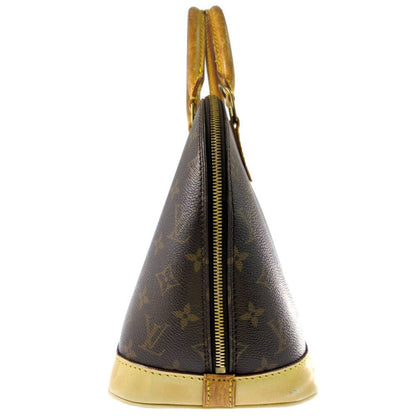 Louis Vuitton Monogram Alma Drawstring Handbag Brown All