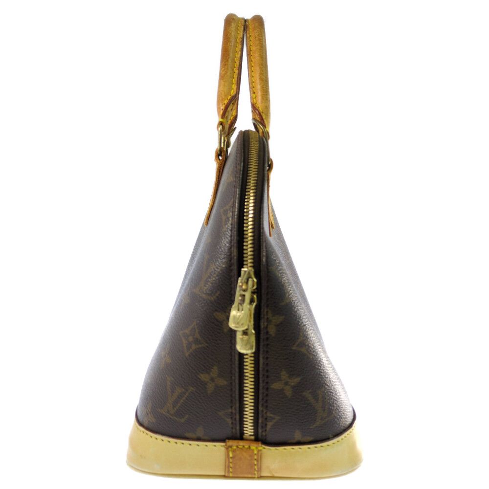 Louis Vuitton Monogram Alma Drawstring Handbag Brown All