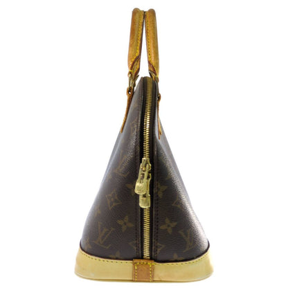 Louis Vuitton Monogram Alma Drawstring Handbag Brown All