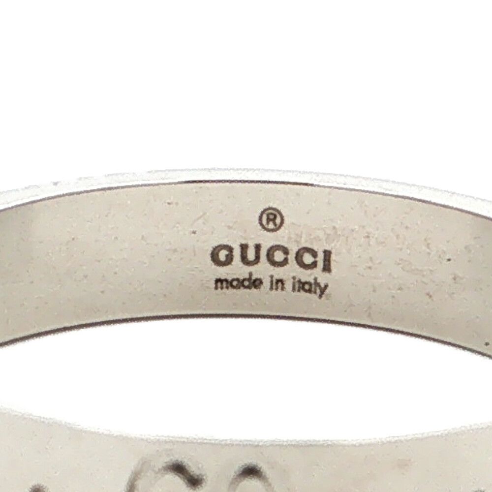 Gucci Icon Ring 18k White Gold 58