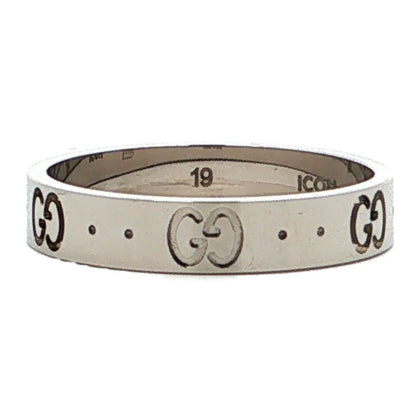 Gucci Icon Ring 18k White Gold 58