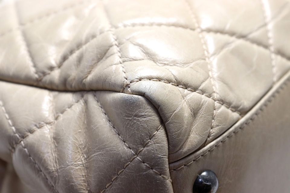 Chanel Quilted Leather Chain Shoulder Bag — view 9