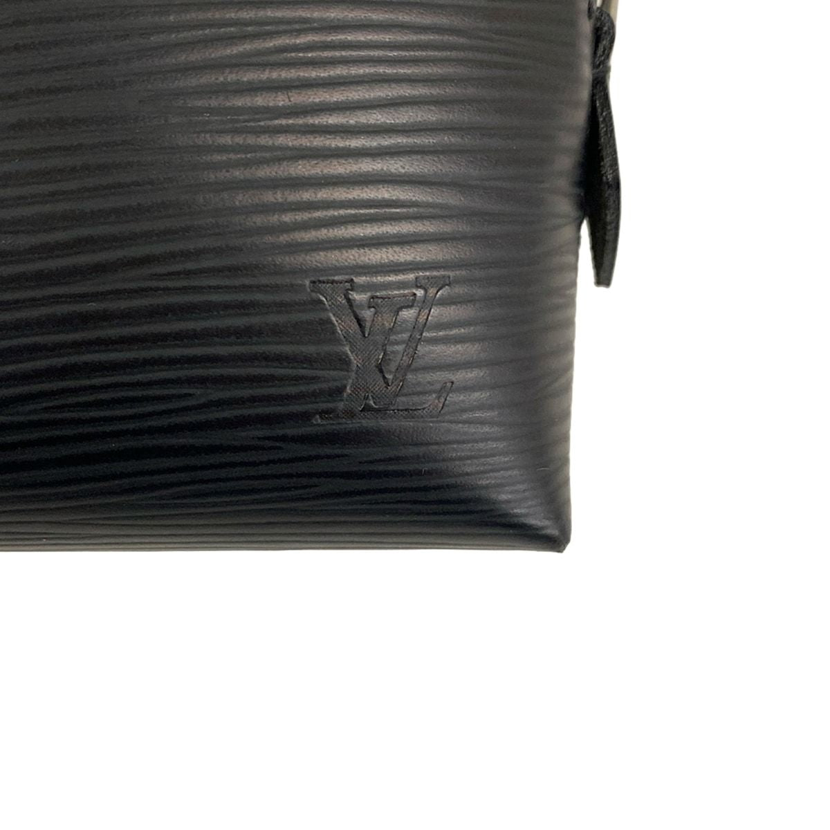 Louis Vuitton Pouch Epi Pochette Cosmetic Noir Leather — view 6