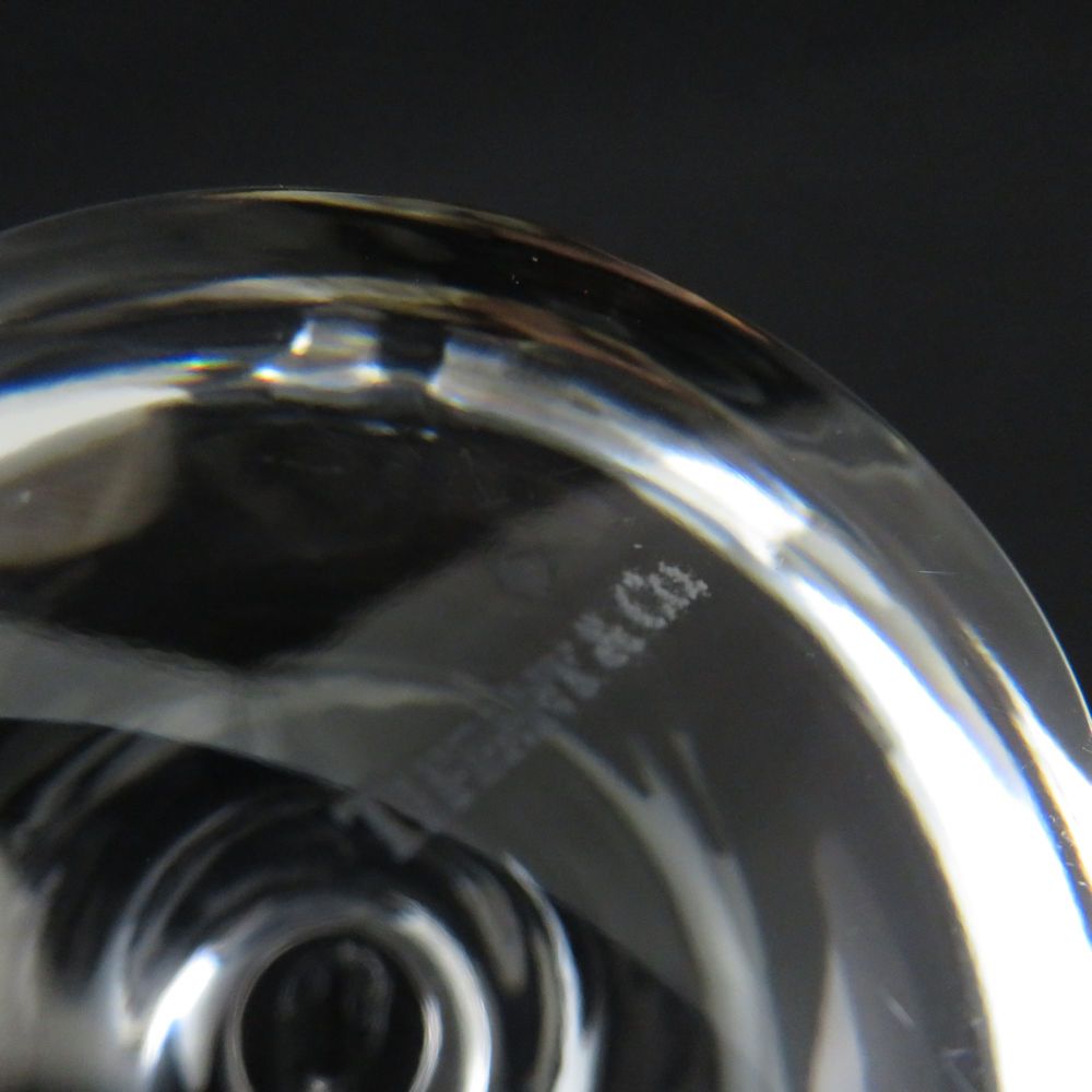 Tiffany & Co Apple Paperweight Crystal Glass Ornament — view 5