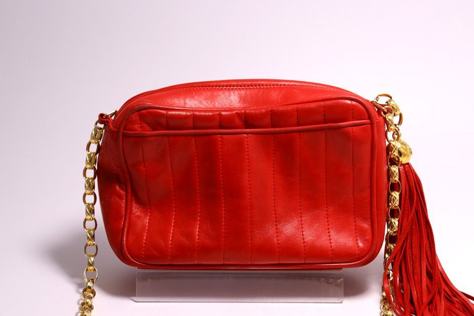 Chanel Mademoiselle CC Logo Leather Chain Shoulder Bag — view 2