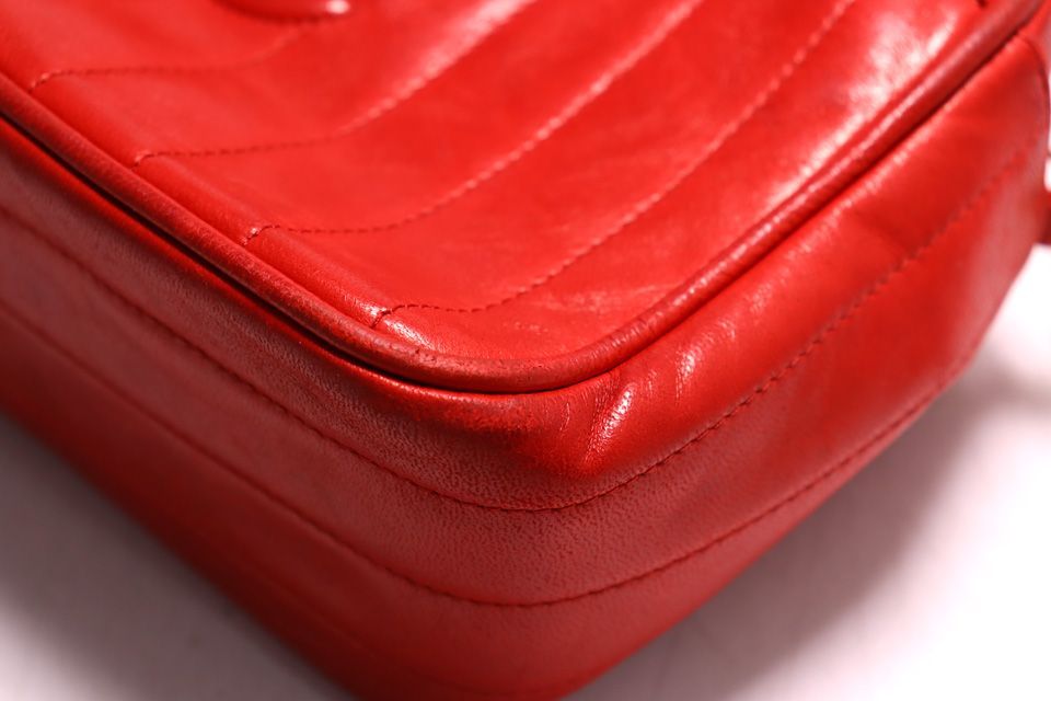 Chanel Mademoiselle CC Logo Leather Chain Shoulder Bag — view 4