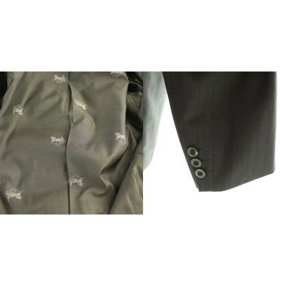 Celine Set 3 Piece Jacket Pants Vest Logo Gray — view 7