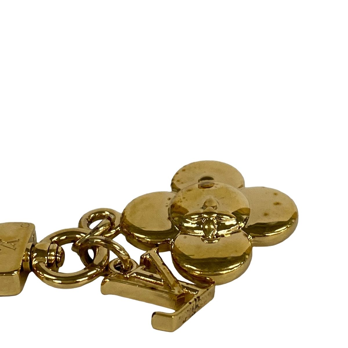 Louis Vuitton Key Holder Micro Charm Vivienne Gold — view 5