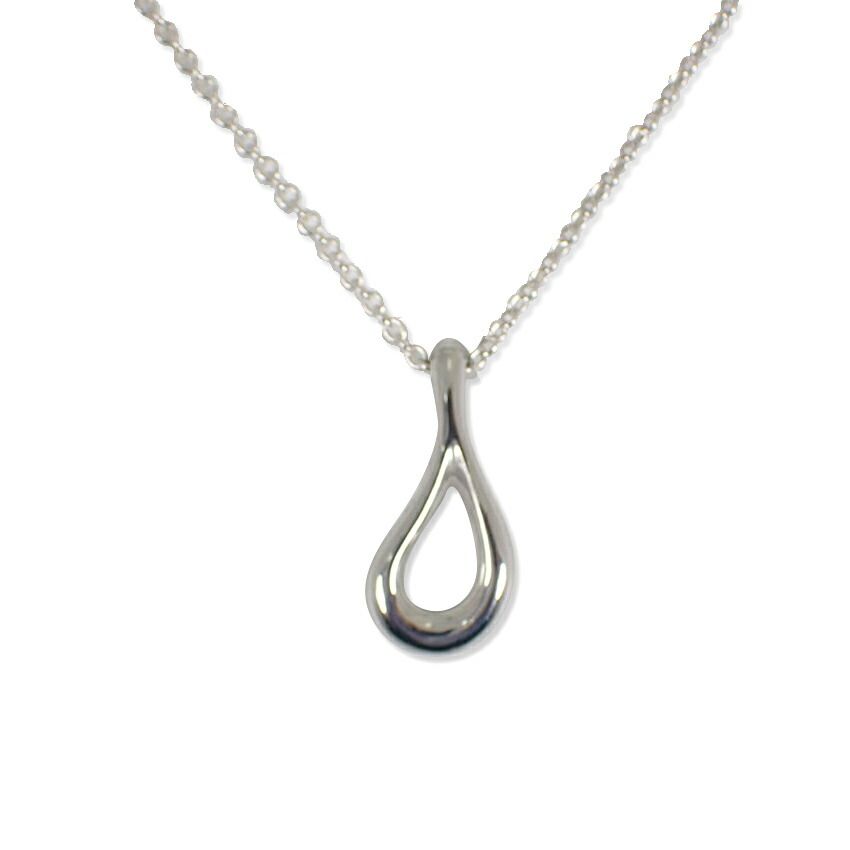 Tiffany & Co 925 Teardrop Pendant Necklace