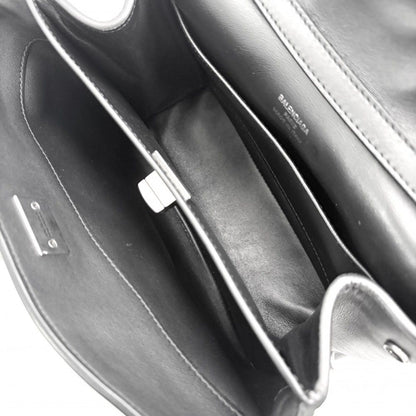 Balenciaga 2-Way Rodeo Mini Shoulder Bag Crossbody Calf Black Antique Silver — view 4