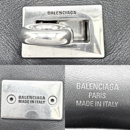 Balenciaga 2-Way Rodeo Mini Shoulder Bag Crossbody Calf Black Antique Silver — view 5