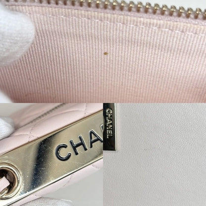 Chanel Chain Wallet Trendy CC Quilted Shoulder Bag Crossbody CC Logo Lambskin — view 9