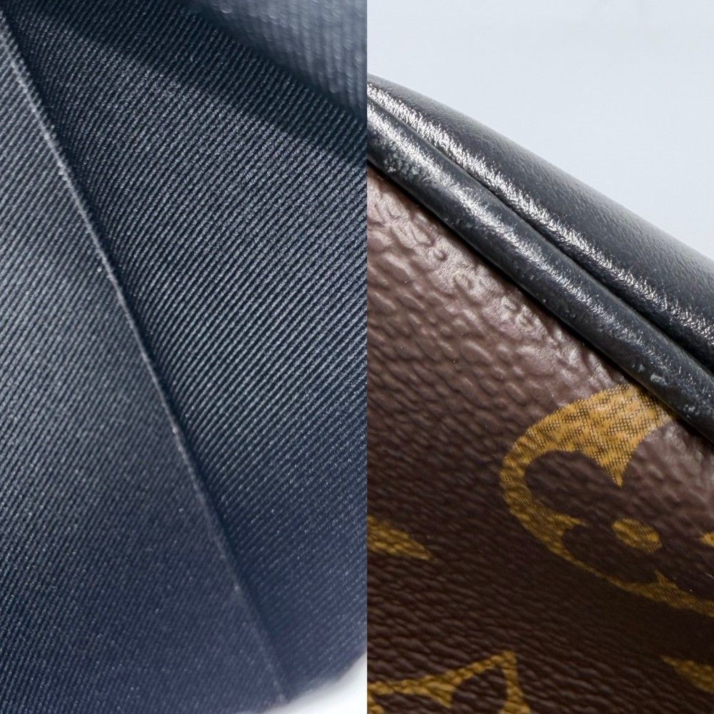 Louis Vuitton Shoulder Bag Monogram Boulogne PM Crossbody Black Noir Brown Gold — view 7