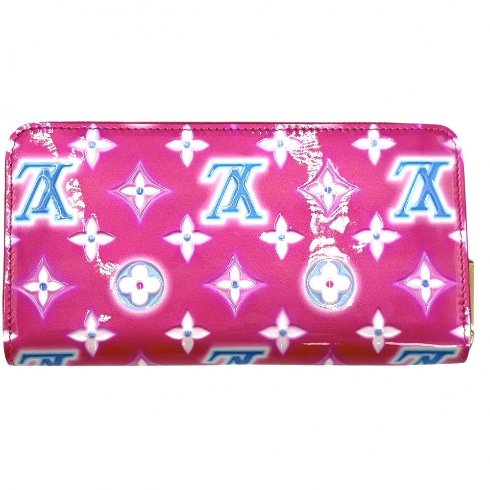 Louis Vuitton Wallet Zippy Zip Around Valentine Pink Monogram Vernis Fushan — view 2