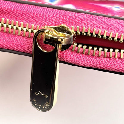 Louis Vuitton Wallet Zippy Zip Around Valentine Pink Monogram Vernis Fushan — view 7