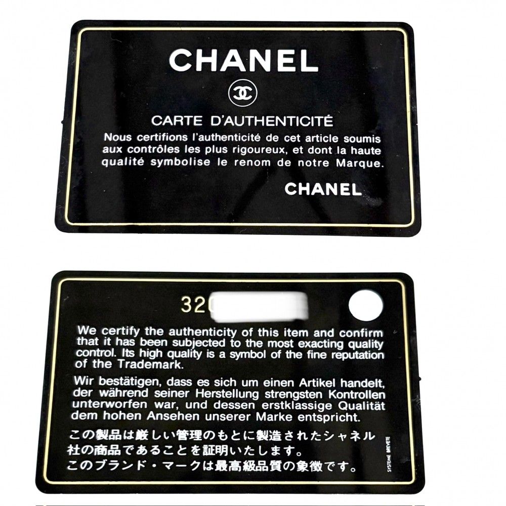 Chanel Quilted Vanity Mini Bag CC Logo Leather Black Gold — view 9