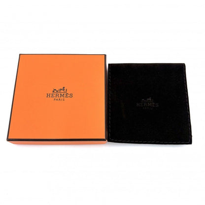 Hermes Bracelet Leather Tourni Tresse Cord Black Silver — view 8