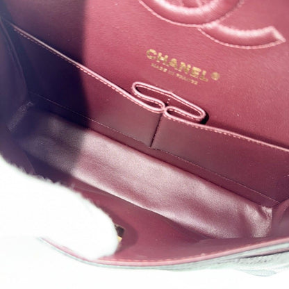 Chanel Shoulder Bag Quilted 25 Double Flap Chain Crossbody CC Logo Turnlock — view 6