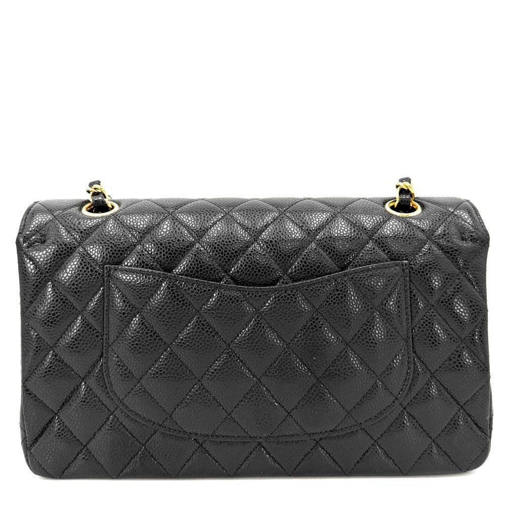 Chanel Shoulder Bag Quilted 25 Double Flap Chain Crossbody CC Logo Turnlock — view 2