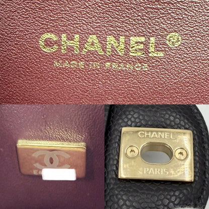 Chanel Shoulder Bag Quilted 25 Double Flap Chain Crossbody CC Logo Turnlock — view 5