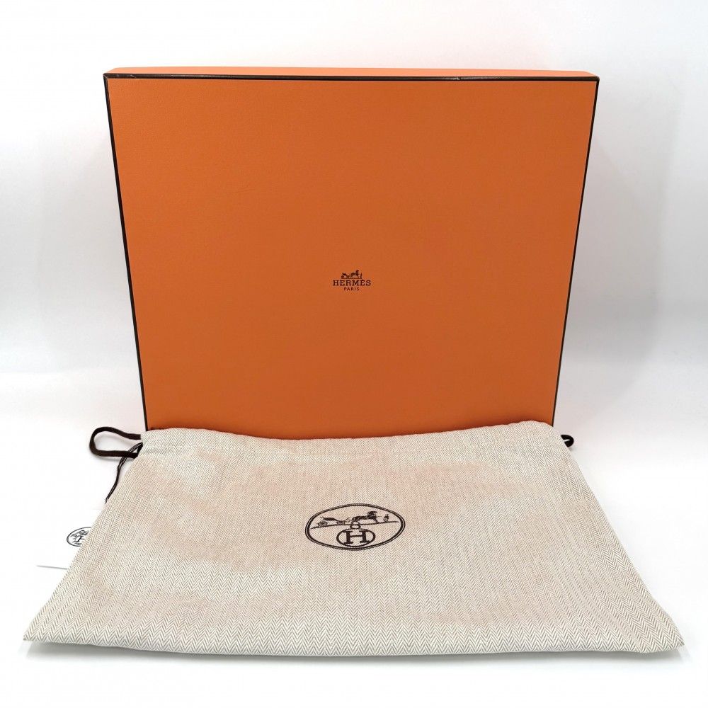 Hermes Shoulder Bag Vidopoche Leather Black Silver — view 7