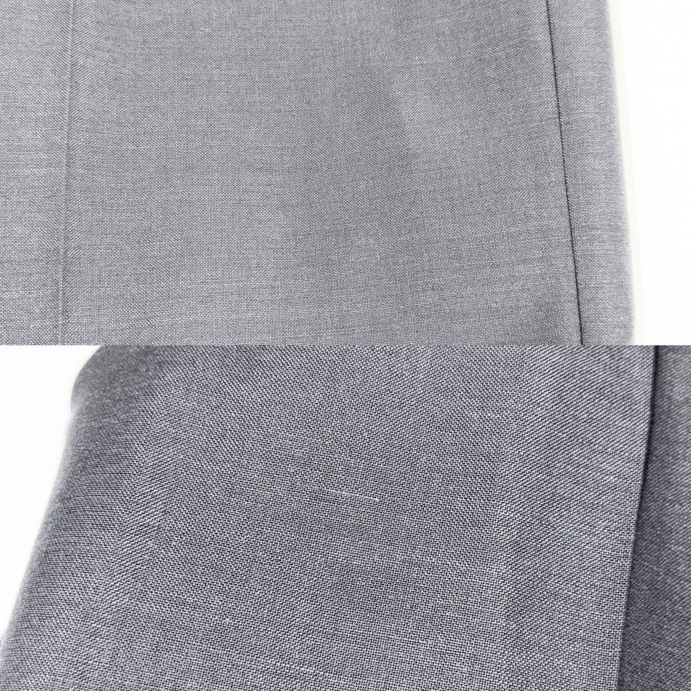 Miu Miu Miu Pants Pocket Logo Bottom Trousers 38 Gray Mohair Virgin Wool Spring — view 5