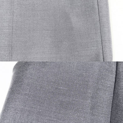 Miu Miu Miu Pants Pocket Logo Bottom Trousers 38 Gray Mohair Virgin Wool Spring — view 5