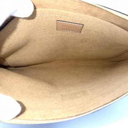 Louis Vuitton Clutch Daily Pouch Second Monogram Canvas Brown Gold — view 4