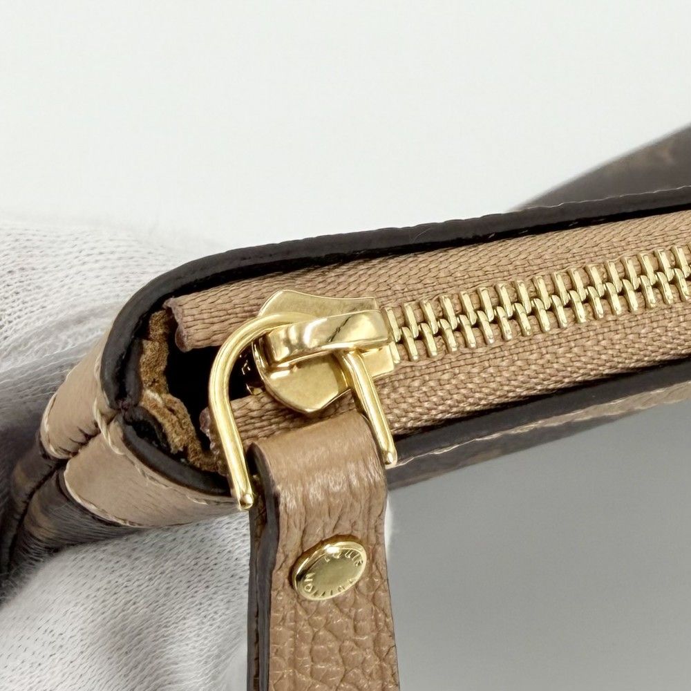 Louis Vuitton Clutch Daily Pouch Second Monogram Canvas Brown Gold — view 6