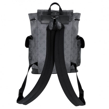 Louis Vuitton Backpack Monogram Eclipse Reverse Christopher MM Black Silver — view 2